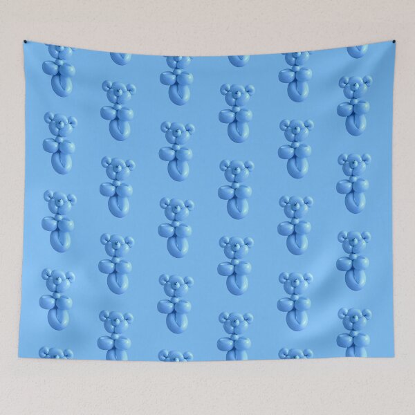 Item preview, Teddy bear balloon in blue designed and sold by Retro Futurist.