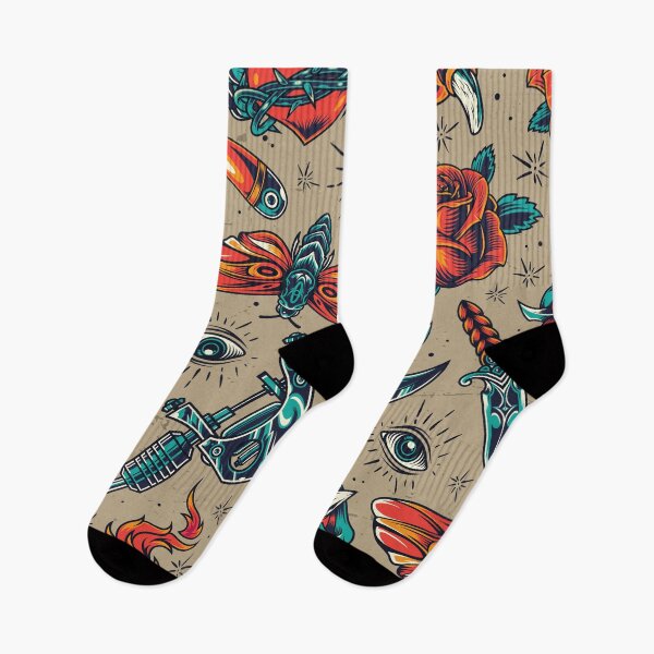 Item preview, Amazing Tattoo Pattern  designed and sold by Vector Scout Lab.