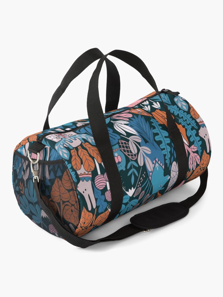 Alternate view of Animals of Canada. Forest, plants, mountains, mushrooms Duffle Bag
