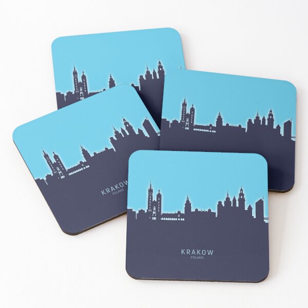 Item preview, Krakow Poland Skyline designed and sold by ArtPrints.