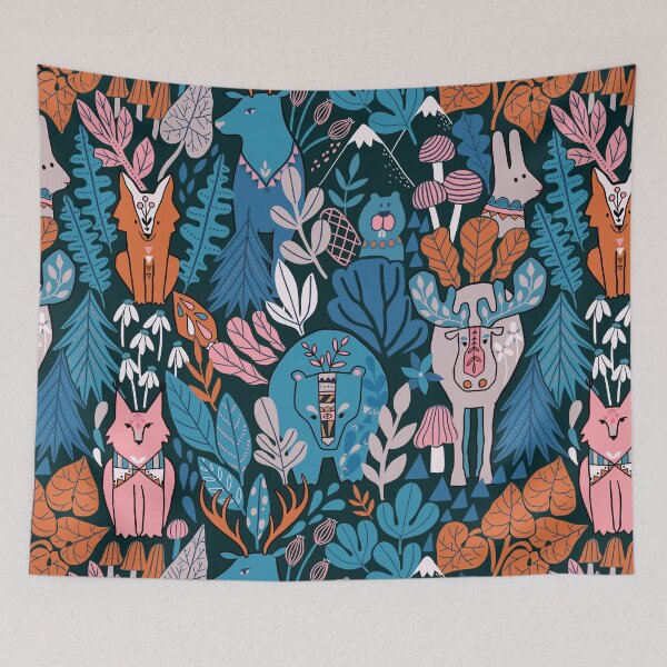 Item preview, Animals of Canada. Forest, plants, mountains, mushrooms designed and sold by kostolom3000.