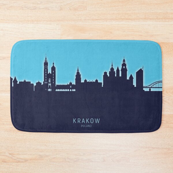 Item preview, Krakow Poland Skyline designed and sold by ArtPrints.