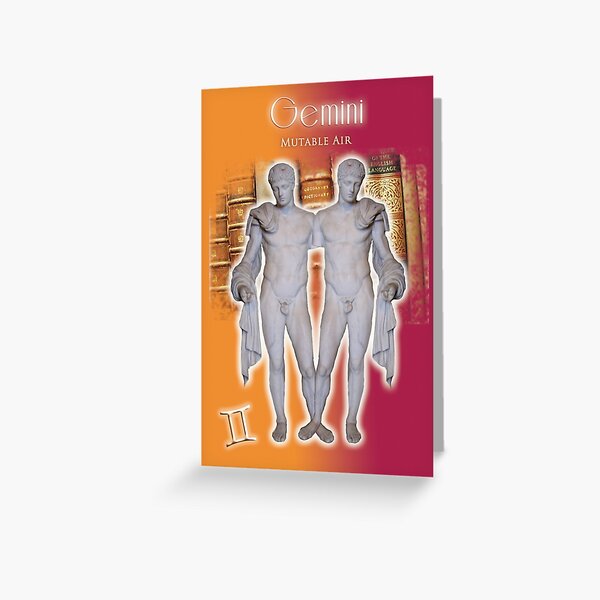 Gemini Mutable Air Greeting Card