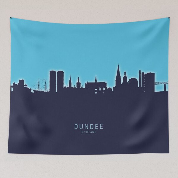 Item preview, Dundee Scotland Skyline designed and sold by ArtPrints.