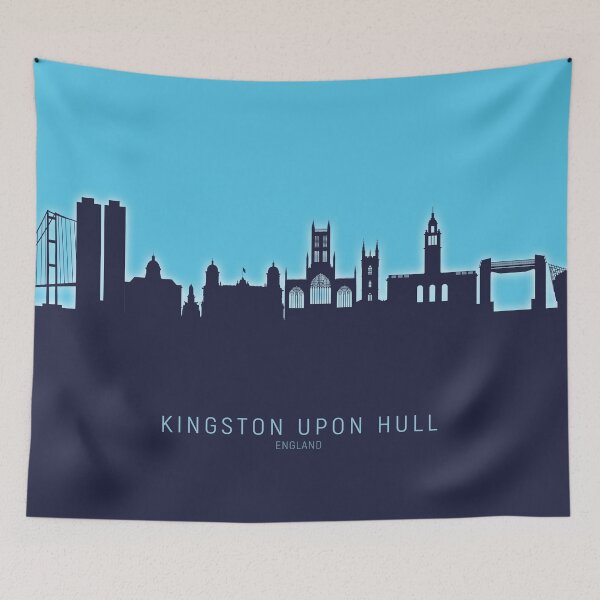 Item preview, Kingston upon Hull England Skyline designed and sold by ArtPrints.