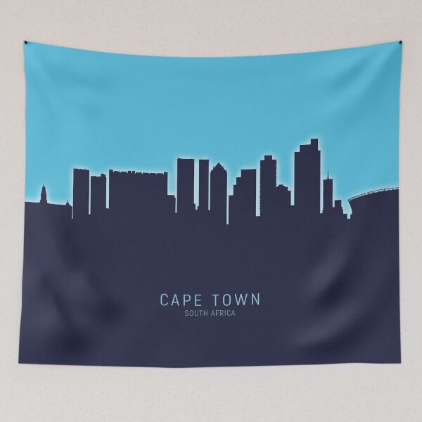 Item preview, Cape Town South Africa Skyline designed and sold by ArtPrints.