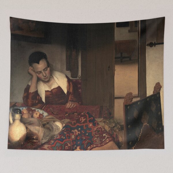 Item preview, A Maid Asleep, by Jan Vermeer designed and sold by Irina Polyanskaya.