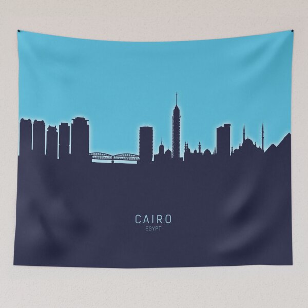 Item preview, Cairo Egypt Skyline designed and sold by ArtPrints.