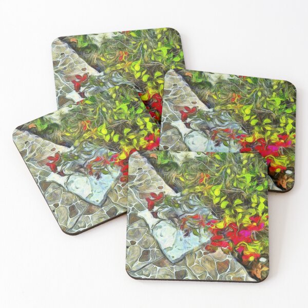 Item preview, Grand Turk Walkway Flowers Turks and Caicos KPA designed and sold by karynpeters.