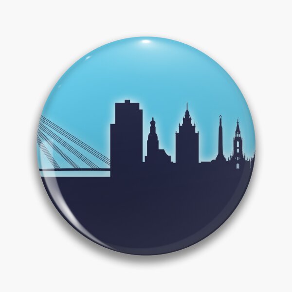 Item preview, Riga Latvia Skyline designed and sold by ArtPrints.