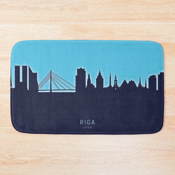 Item preview, Riga Latvia Skyline designed and sold by ArtPrints.