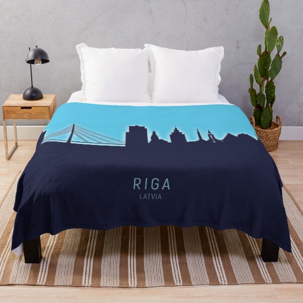 Item preview, Riga Latvia Skyline designed and sold by ArtPrints.