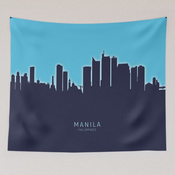 Item preview, Manila Philippines Skyline designed and sold by ArtPrints.
