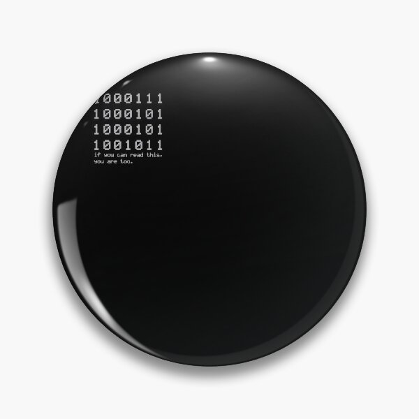 Item preview, binary code designed and sold by Schmuddelshirt.