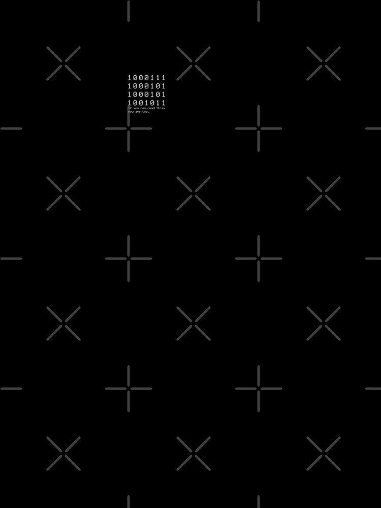 Thumbnail 5 of 5, A-Line Dress, binary code designed and sold by Schmuddelshirt.