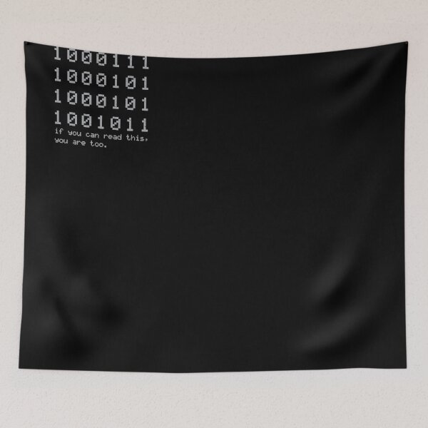 Item preview, binary code designed and sold by Schmuddelshirt.