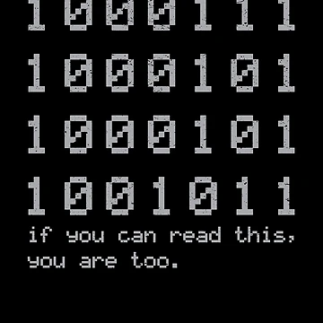 Artwork thumbnail, binary code by Schmuddelshirt