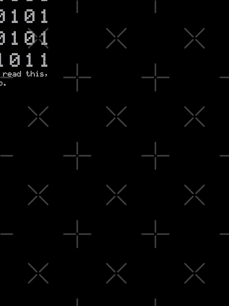 Thumbnail 3 of 3, Scarf, binary code designed and sold by Schmuddelshirt.