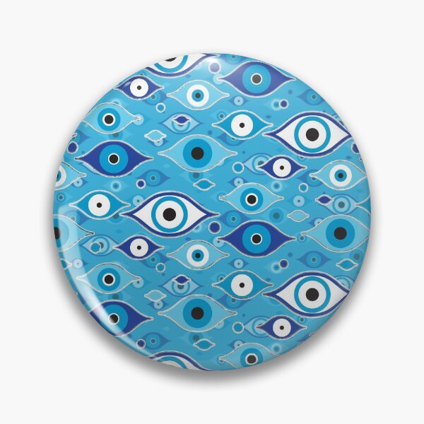 Item preview, Greek Mati Mataki - Matiasma Evil Eye pattern designed and sold by k9printart.