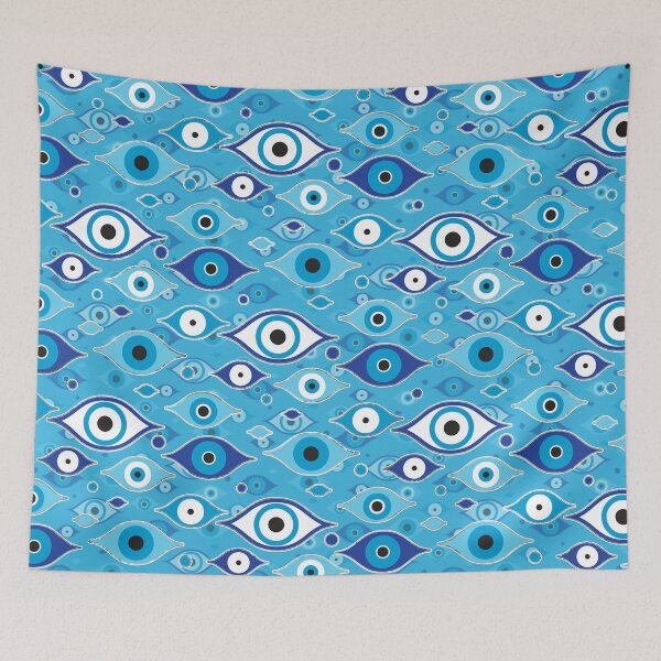 Item preview, Greek Mati Mataki - Matiasma Evil Eye pattern designed and sold by k9printart.