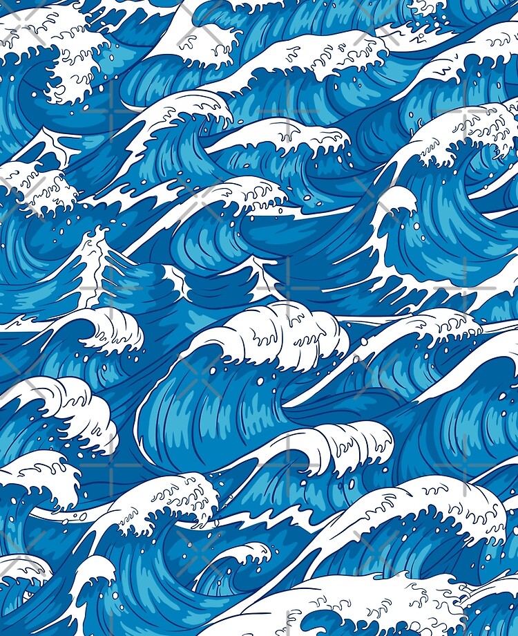 Drawing Wave, ocean waves, color, sticker png | PNGEgg
