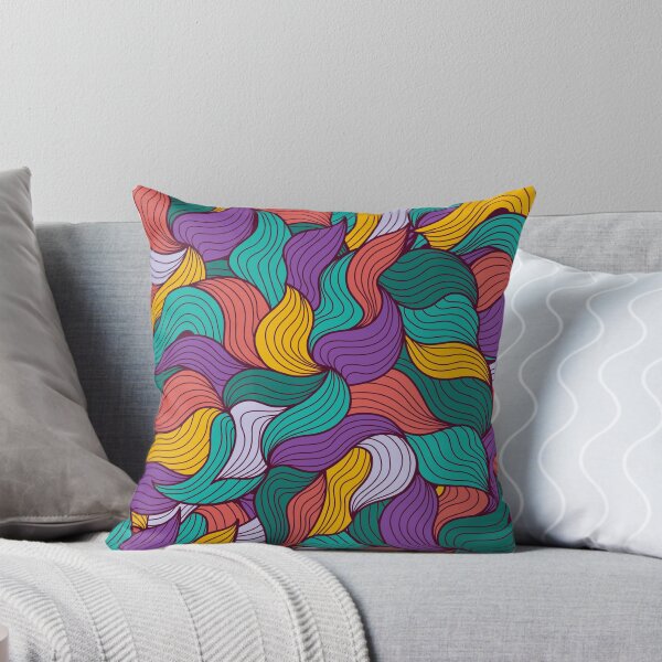 Item preview, Patrón colorido de Wavey designed and sold by Curio Meridian.