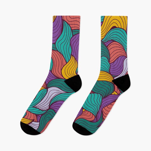 Item preview, Colorful Wavey Pattern designed and sold by Vector Scout Lab.