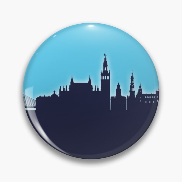 Item preview, Sevilla Spain Skyline designed and sold by ArtPrints.