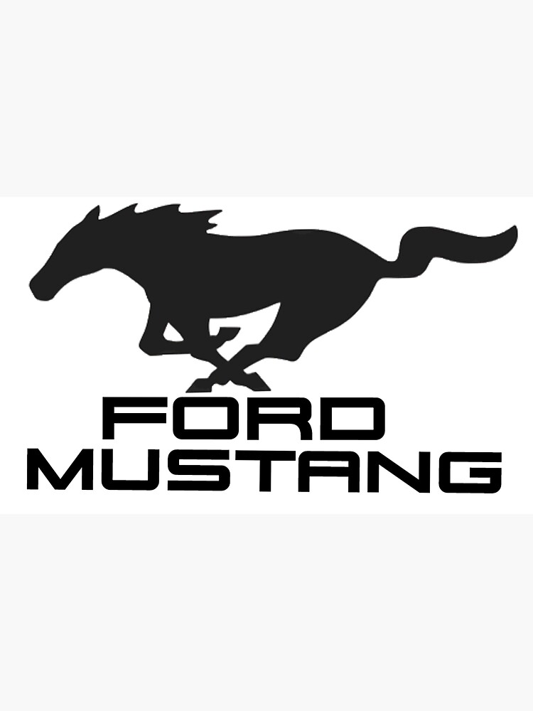 "Ford mustang logo" Sticker by Artyomyshka228 | Redbubble