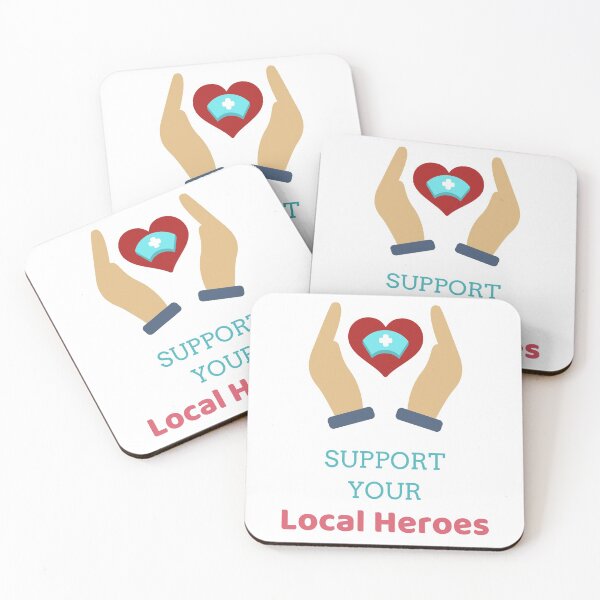 Item preview, Support Your Local Heroes - Hero Nurse designed and sold by Legit Hooligan.