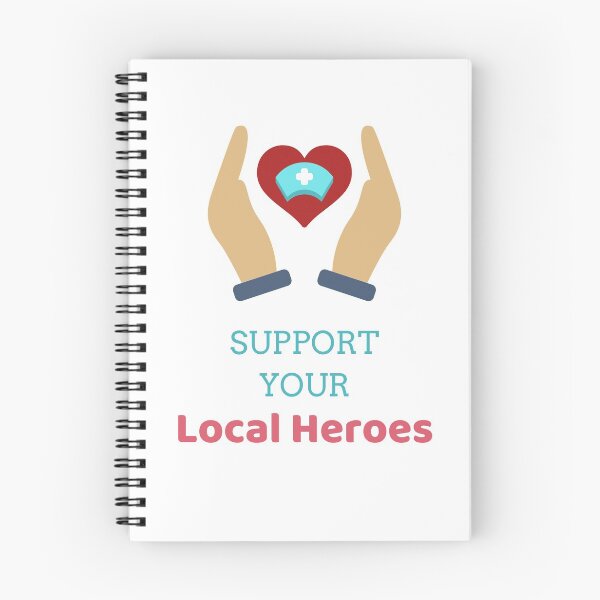 Item preview, Support Your Local Heroes - Hero Nurse designed and sold by Legit Hooligan.