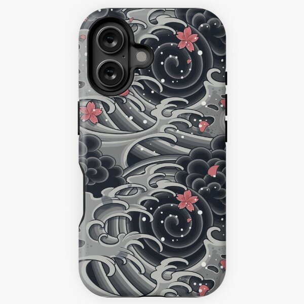 Item preview, Rough Japanese Waves designed and sold by Vector Scout Lab.