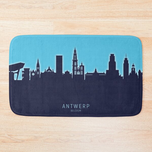 Item preview, Antwerp Belgium Skyline designed and sold by ArtPrints.