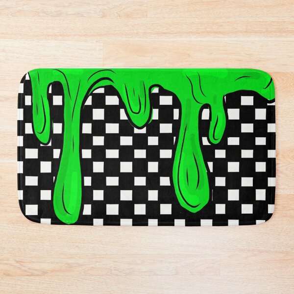 Item preview, Checkerboard with dripping slime designed and sold by MonoMerch26.
