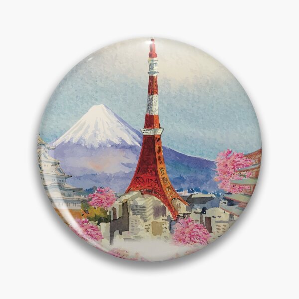 Item preview, Amazing Japanese Landscape Painting designed and sold by Vector Scout Lab.