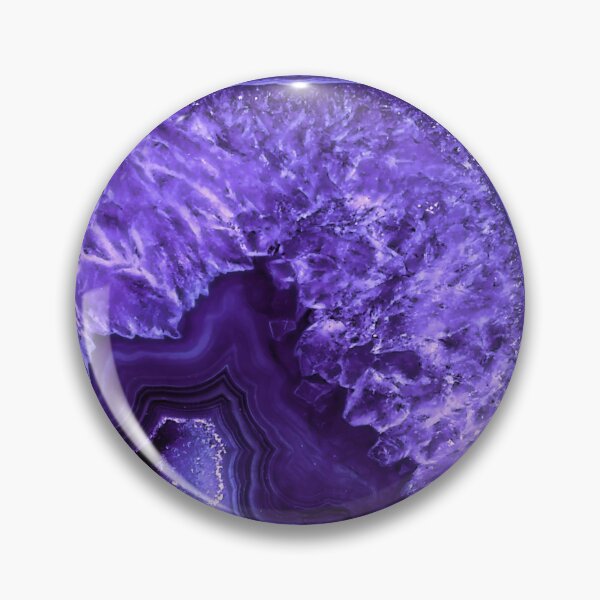 Item preview, Ultra Violet Agate Faux Mineral Gemstone designed and sold by MysticMarble.