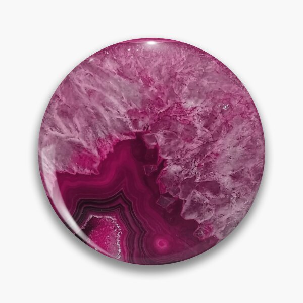 Item preview, Pink Magenta Faux Agate Mineral Gemstone designed and sold by MysticMarble.