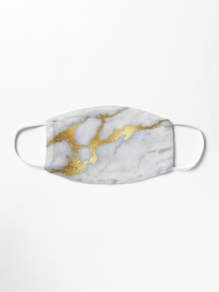 Alternate view of Gold Sparkle Veined Marble Mask