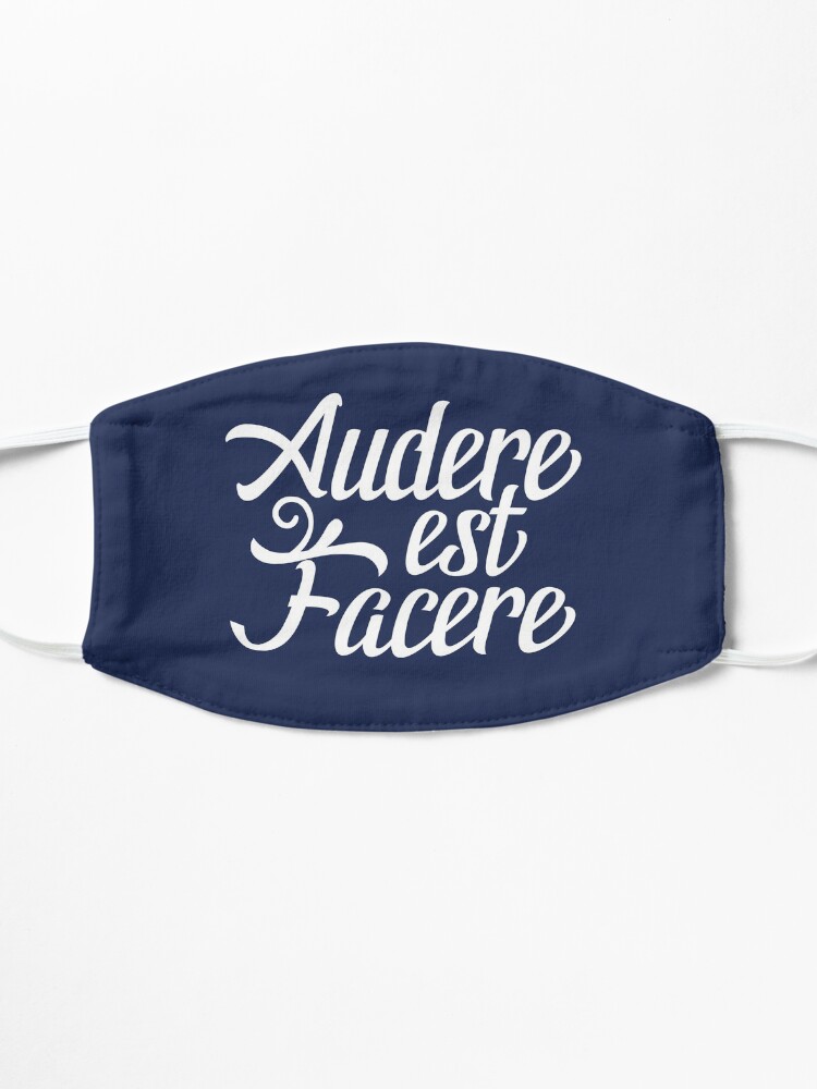 Alternate view of Audere Est Facere Mask