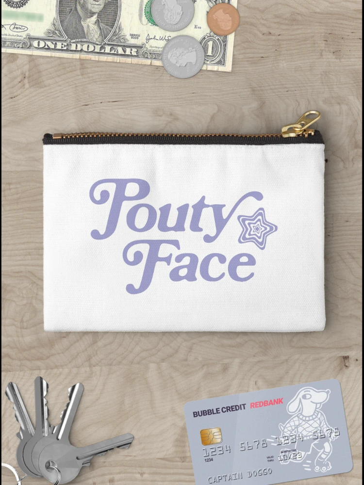Thumbnail 3 of 4, Zipper Pouch, Addison Rae Pouty Face designed and sold by cloudvity.