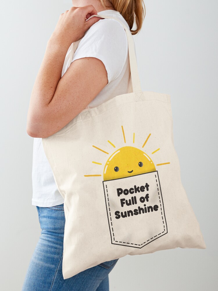 Tall tote discount bag with pockets