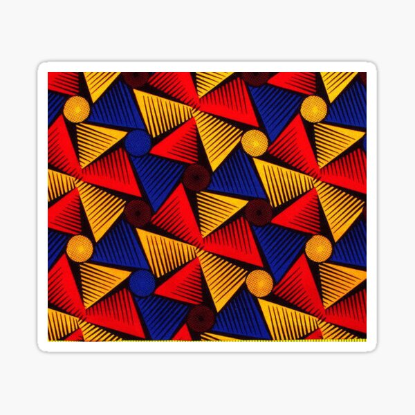 Ankara print Sticker