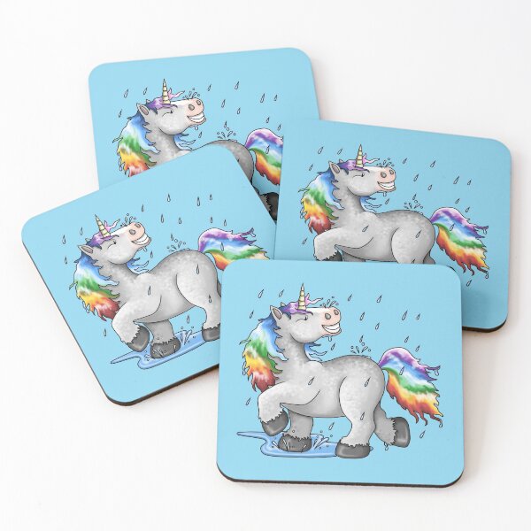 Item preview, Rainy day unicorn designed and sold by ARTemyzz.