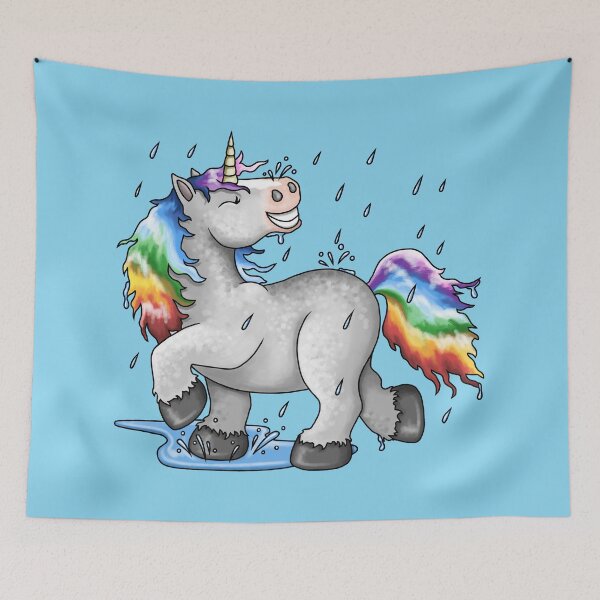 Item preview, Rainy day unicorn designed and sold by ARTemyzz.