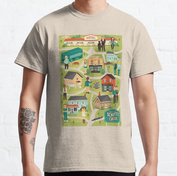 Town map Classic T-Shirt