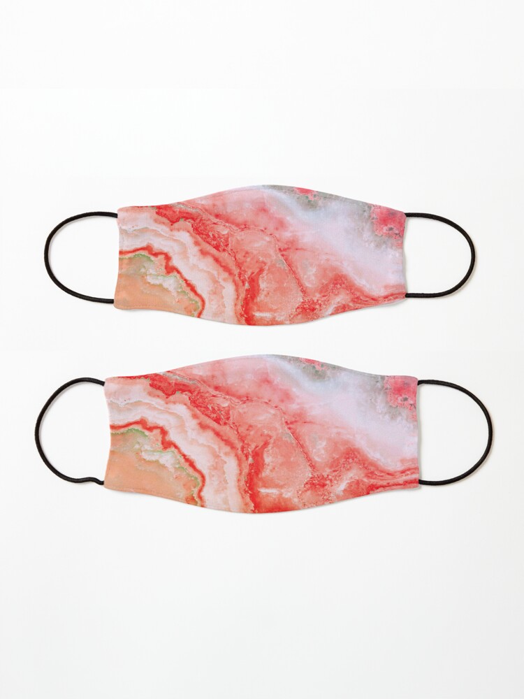Alternate view of Living Coral Agate Mask