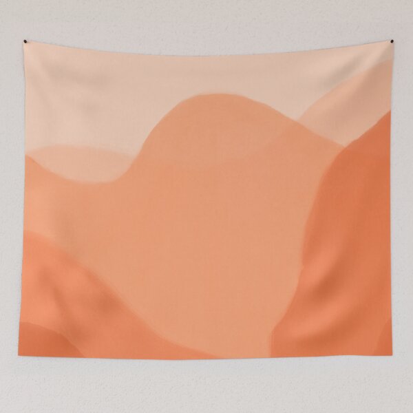 Item preview, Peach Mountains Abstract designed and sold by trajeado14.