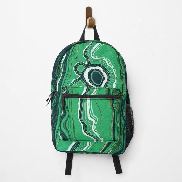 Item preview, Malachite Green Faux Marble with Gold Veins VI designed and sold by MysticMarble.