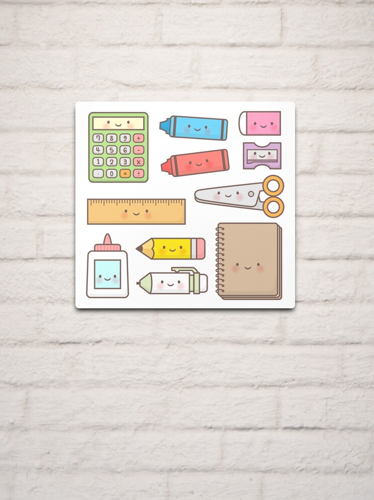 Teacher Supplies Collage Poster for Sale by jenbucheli