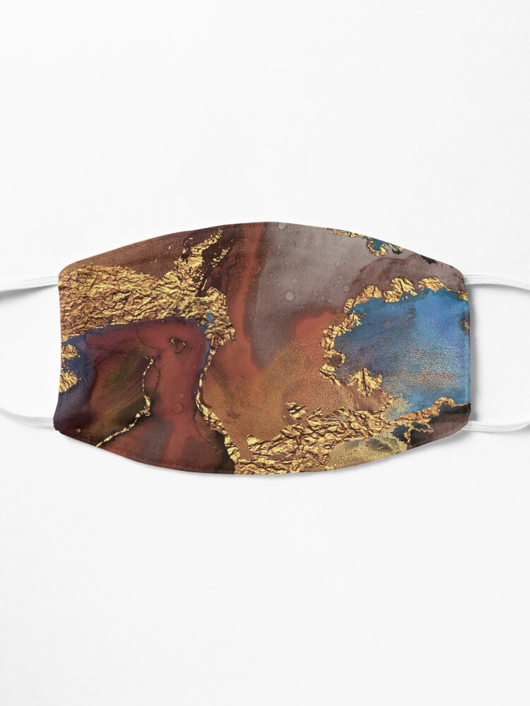 Alternate view of Stylish Girly Trend Autumn Ink Marble Texture Mask